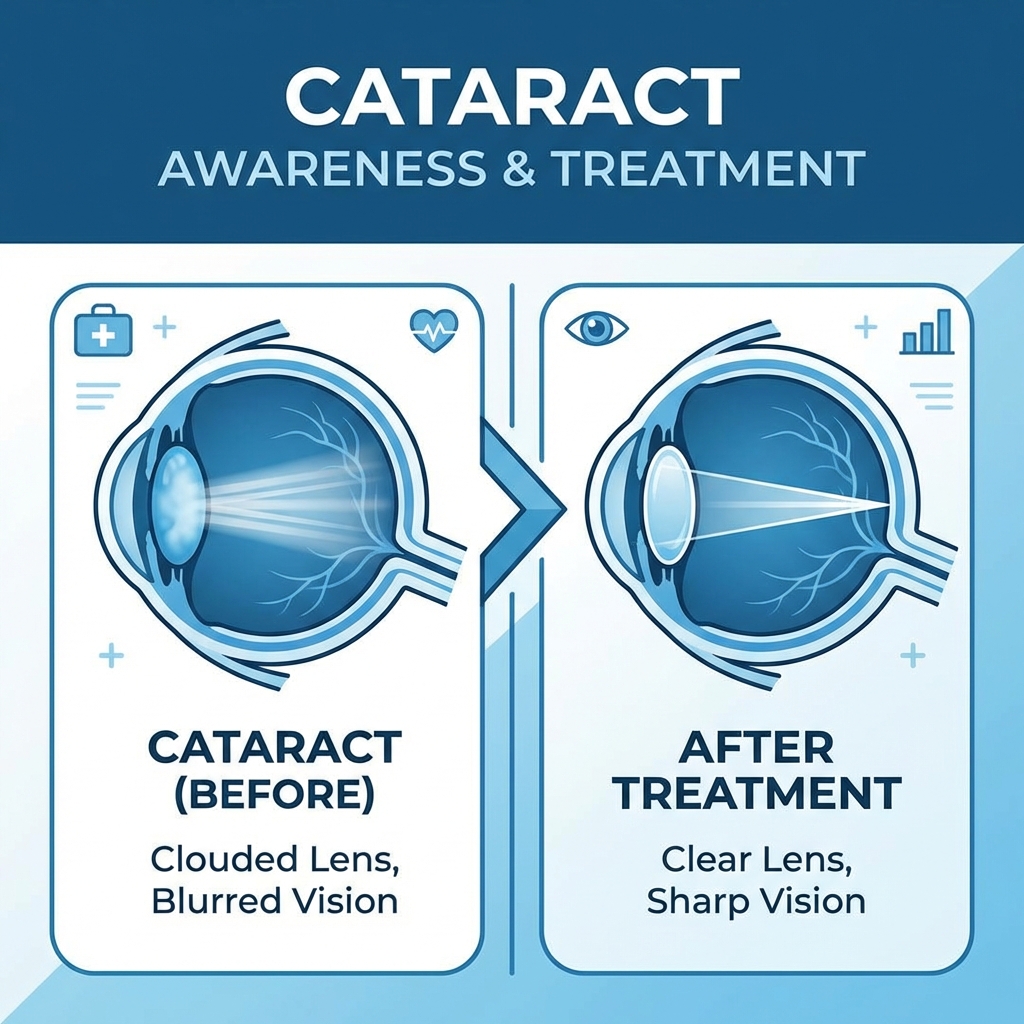 Katarakt Nedir? Belirtileri ve Tedavisi
